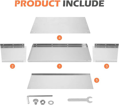 SPARKWHIZ Aluminum Gas Can Holder Rack, Fuel Can Mount fits Two 5 Gallon Fuel - Image 4