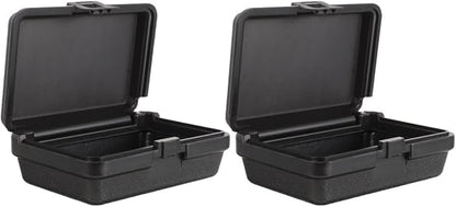 SHOWERORO 2pcs Small Waterproof Portable Tool Storage Box Heavy Duty Tool by SHOWERORO
