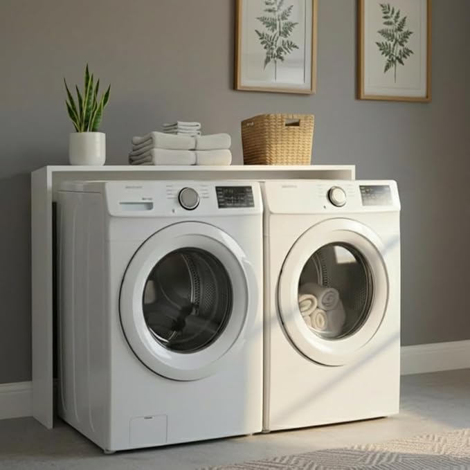 Over the Washer and Dryer Storage Shelf, Laundry Shelf, Laundry Room Organizer - Image 7