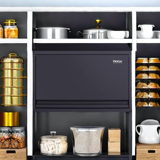 VEVOR Metal Storage Cabinet, 120lbs Load Capacity per Shelf, Press to Close & - Image 6