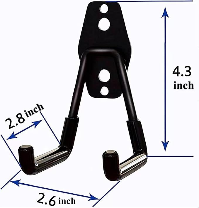 SMARTOLOGY Heavy-Duty Utility Hooks, Wall Hanger, Small 2 Pack, 3 inch Long 2.5 - Image 4