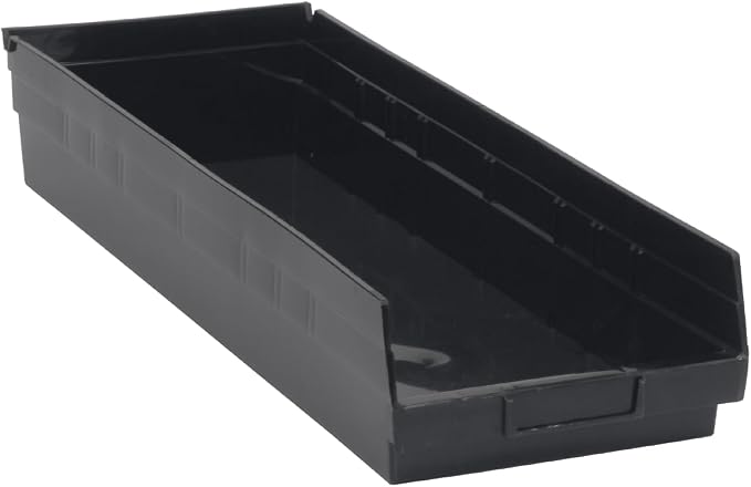Quantum Storage QSB114 Heavy-Duty Nesting Plastic Shelf Bins by QuantumStorageSystems