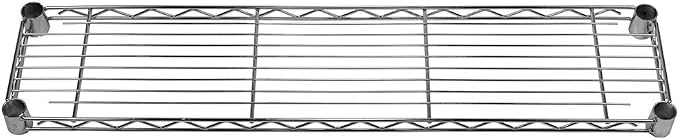 Shelving Inc. 8" d x 36" w Chrome Wire Shelving - Image 3