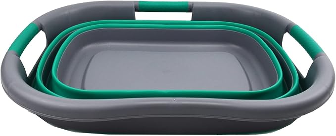 SAMMART 30L Collapsible Plastic Laundry Basket - Image 3