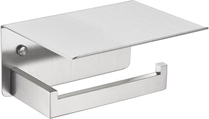 APLusee Brushed Nickel Toilet Paper Holder by APLusee