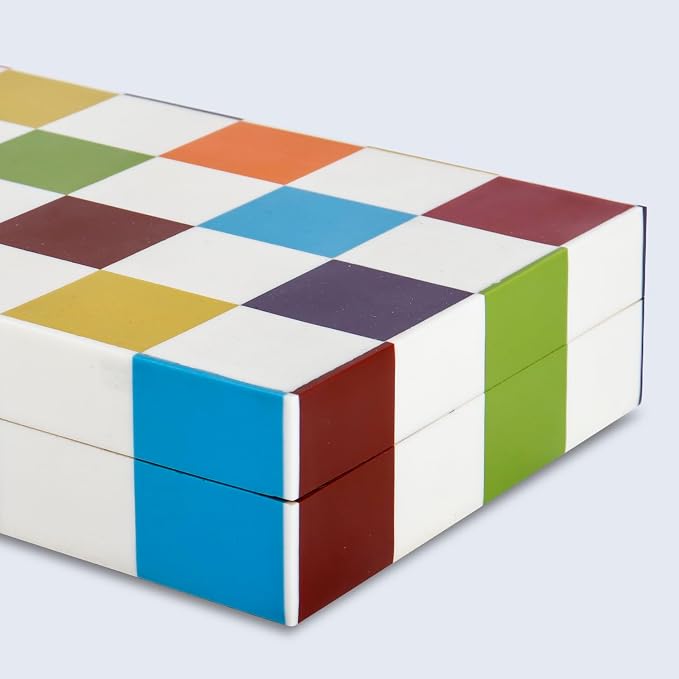 Handicrafts Home Large Decorative Storage Box 12x6– Coffee Table Organizer Box - Image 5