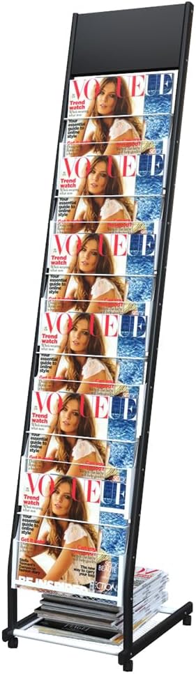 floor standing magazine rack Brochure Display Stand by Kroey