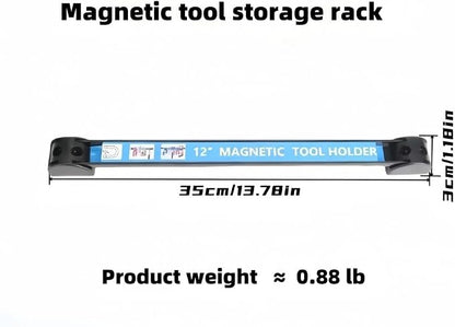 12" Magnetic Tool Holder Strip 4 Pack，Used - Image 8