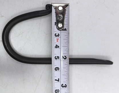 The Metal Magician Single Prong Wrought Iron Hooks, Vintage Hand Forged Iron - Image 3