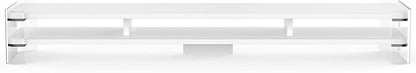 Fenge Acrylic Monitor Stand Riser, 2 Tier Wood Office Desk Storage Organizer - Image 8