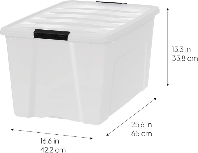 IRIS USA 72 QT Plastic Storage Box - Image 2