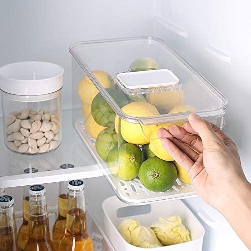 iPEGTOP Fridge Produce Saver Food Storage Bin Containers, Stackable - Image 6