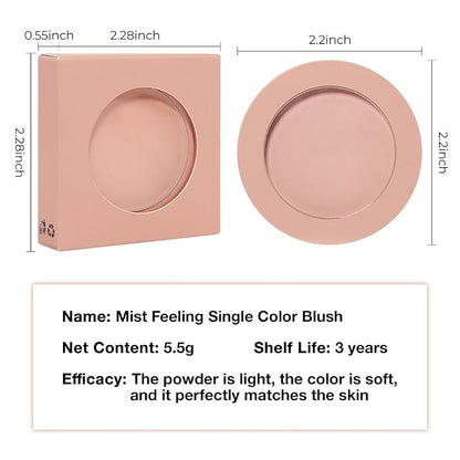 Blush for Cheeks, Lightweight, Fade and Transfer-Resistant, Effortless Matte - Image 7