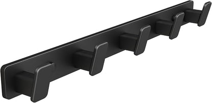 Black Coat Rack Wall Hooks for Hanging Heavy Duty Door Hooks by Dancrul