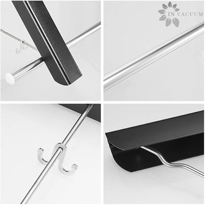Laundry Drying Rack, Wall Mounted Retractable Clothes Hanger, Aluminium Home - Image 5