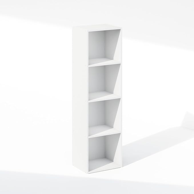 Furinno Reed Closet Organizers and Storage, 4-Tier Closet Organizer, Open Shelf - Image 5