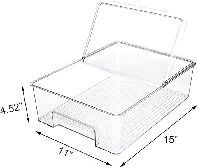 SANNO Freezer Containers Food Storage Containers Fridge Containers Plastic - Image 6