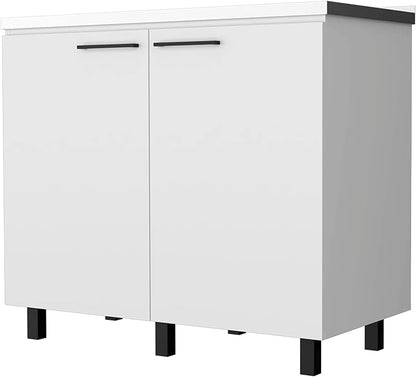 Oklahoma 2 Utility Sink & Cabinet, Interior Shelf, Aluminum Countertop - Image 3