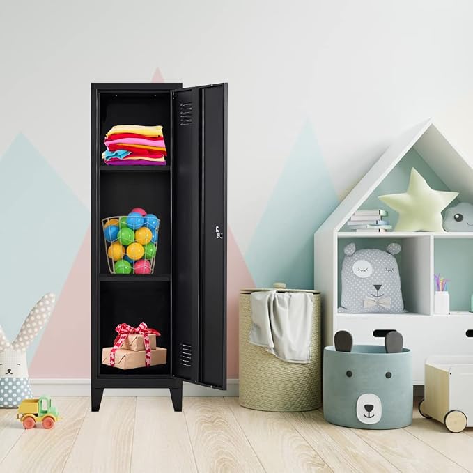 Metal Cabinet, Vertical Steel Storage Cabinet - Image 9