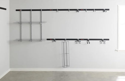 Rubbermaid FastTrack Garage Storage Bike Storage Kit, 3 Piece, All in One Rail - Image 12