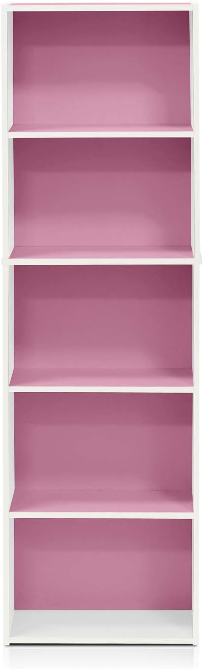 Furinno LUDER Book Shelf, 5-Cube Bookshelf, Bookcase - Image 8