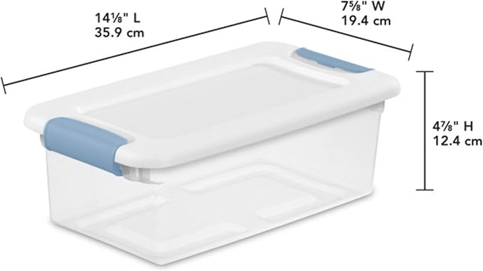 Sterilite 36-Pack Latching Box, Under Bed Storage Bins - Image 3