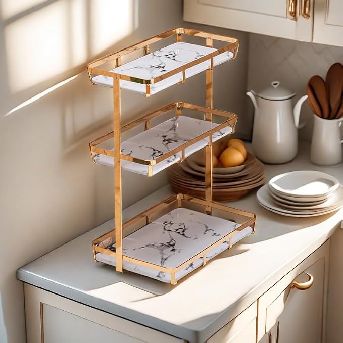 Bathroom Organizer Countertop Perfume Organizer Makeup Cosmetics Storage - Image 5