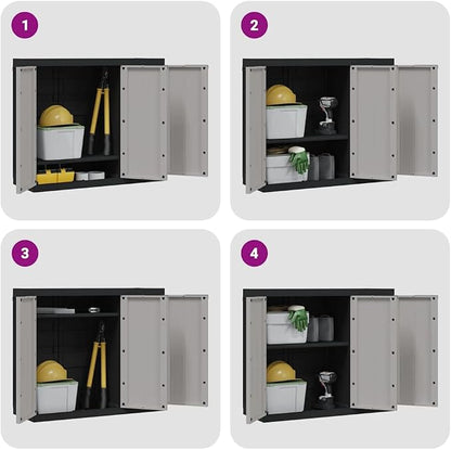 Outdoor Storage Cabinet, Garden and Garage, Medium Rectangular Locker - Image 9
