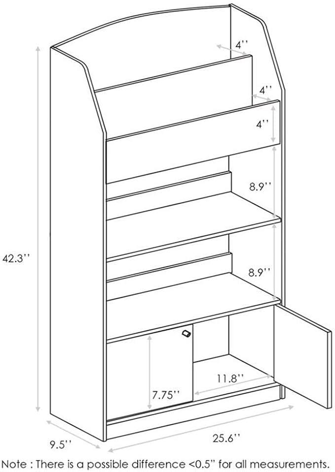 Furinno Lova Magazine/Bookshelf - Image 3