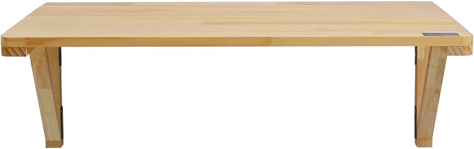 VEVOR Wall-Mounted Folding Table, 31.5 x 23.62 inch, Wooden Drop Leaf Floating - Image 9