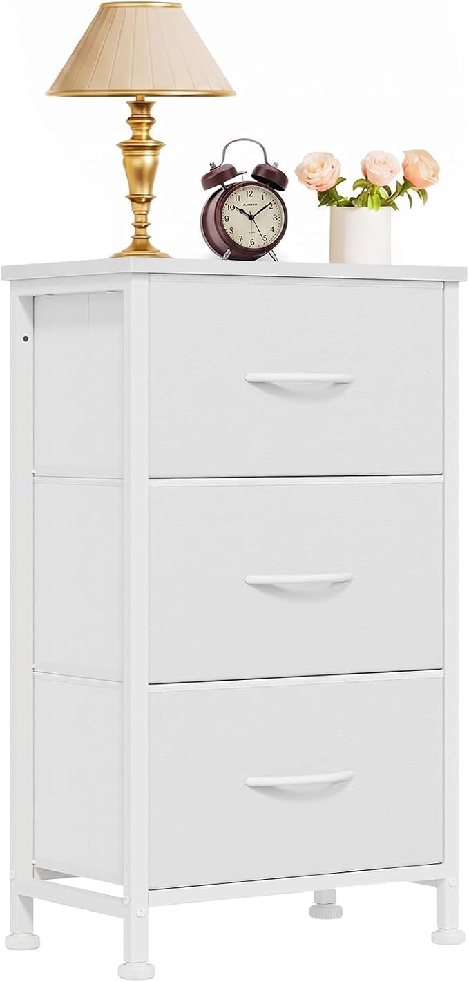 3 Drawers Dresser for Bedroom Fabric Storage Tower by SageNest