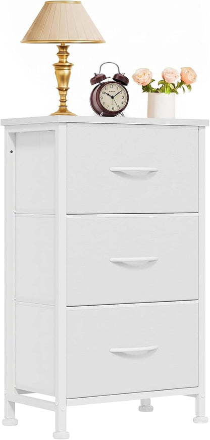3 Drawers Dresser for Bedroom Fabric Storage Tower by SageNest