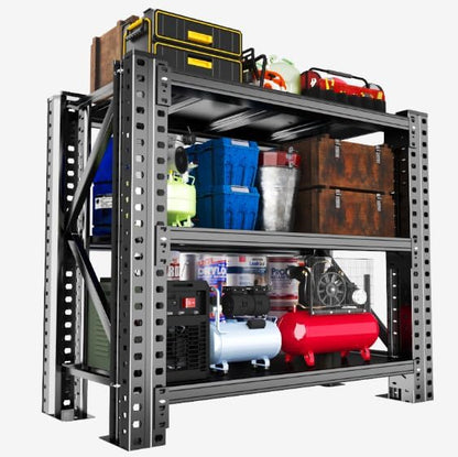 Heavy Duty Garage Shelving Units, 5000LBS Deep Storage Shelves, Adjustable by Beaunatixx