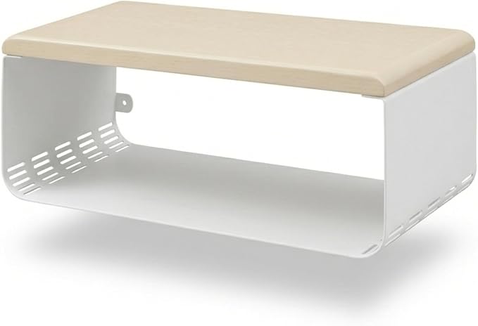 Floating Nightstand with Spruce Top | Modern Bedroom Decor | Minimalist by UltimatePremiumProducts