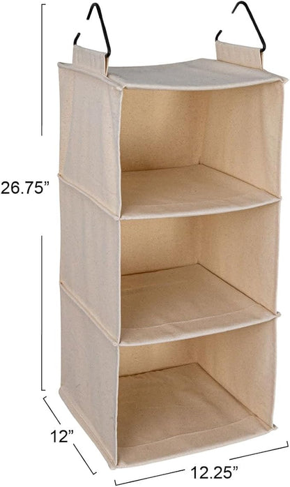 Household Essentials Cedarline 3-Shelf Hanging Closet Organizer, Heavy-Duty - Image 3