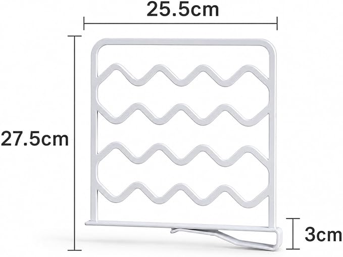 White Plastic Closet Shelf Dividers – Closet Organizers and Storage - Image 5