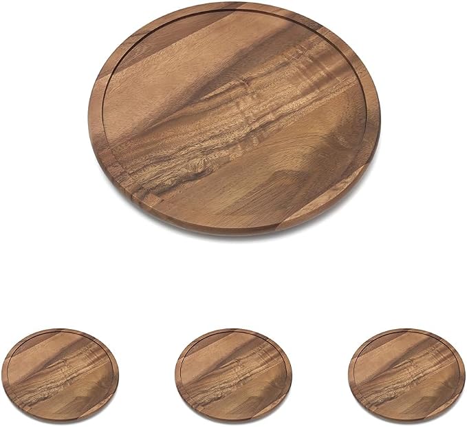 Lipper International Acacia Wood 14" Kitchen Turntable by LipperInternational