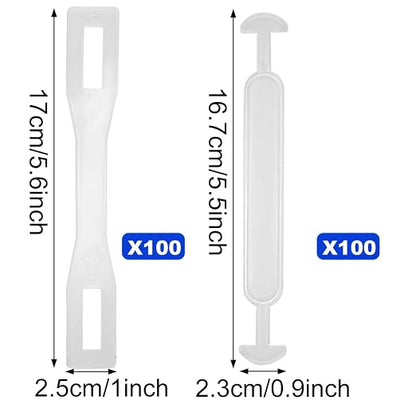 100 Sets Cardboard Box Handles Plastic Carrying Straps - Image 5