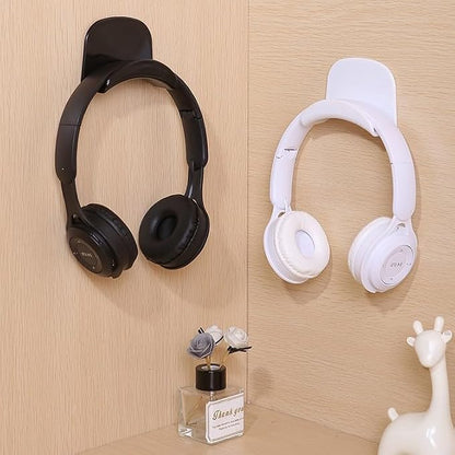 4 Pack Gaming Headphone Stand Headset Hook Holder Hanger Stick-on Wall Mount - Image 3