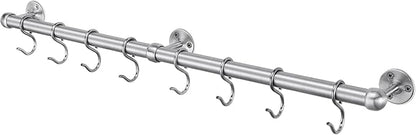 ROTHLEY Stainless Steel Hanging Pot Rack Hanger: 23.7 Inch Pot and Pan Hanger by ROTHLEY