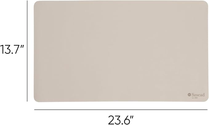 Smead Desk Pad, Vegan Leather Desk Mat - Image 4