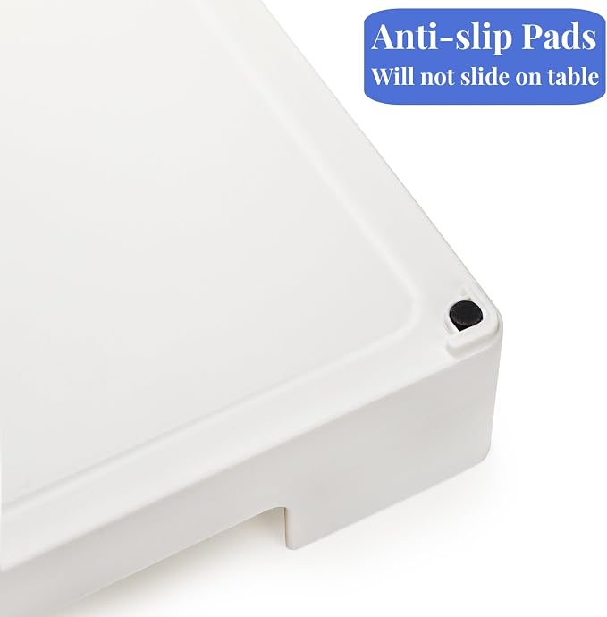 Eorbow 3 Pack Letter Tray, Plastic Stackable A4 Paper Trays, Rectangular Desk - Image 4