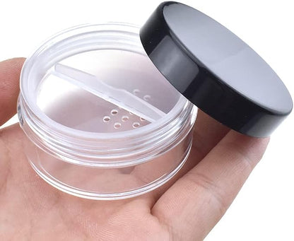 HAHIYO 2Pcs 20ml/0.68oz Plastic Empty Travel Compact Case Makeup Cosmetic Jar - Image 4