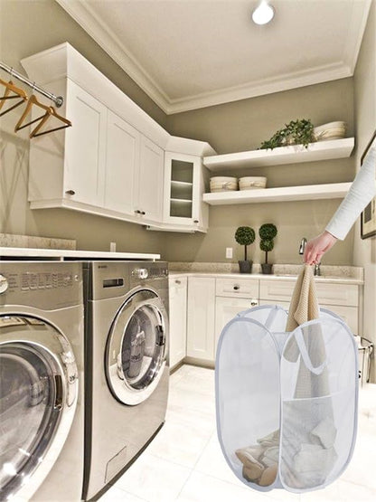 Pack of 2 Pop Up Mesh Laundry Hamper - Image 7