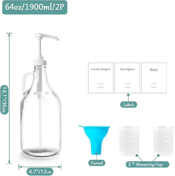 Glass Laundry Detergent Dispenser - Image 2