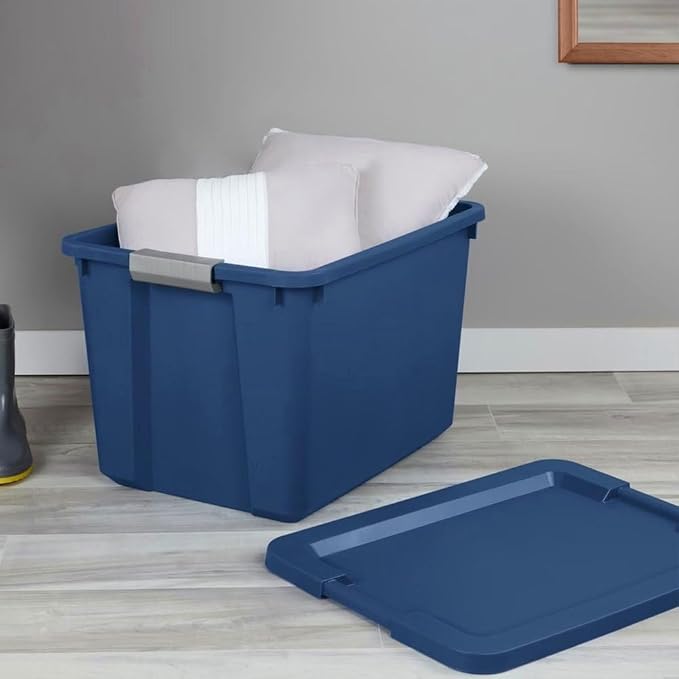 Large Storage Bin, 20 Gallon Plastic Storage Tote - Image 2
