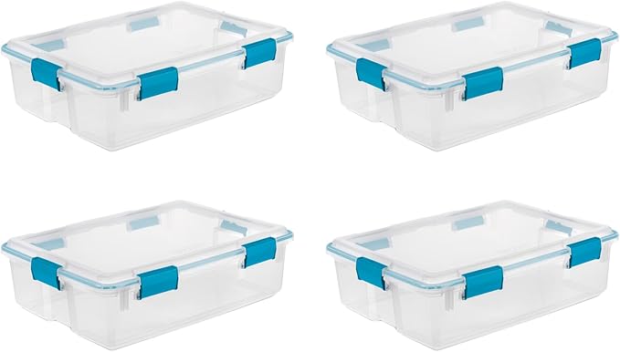 Sterilite 4-Pack Gasket Box, Weather-Resistant Storage Bins - Image 8