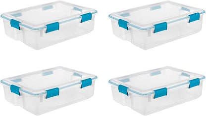 Sterilite 4-Pack Gasket Box, Weather-Resistant Storage Bins - Image 8