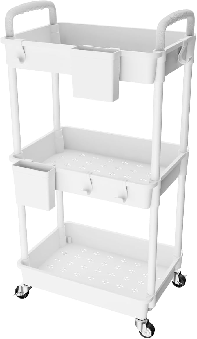 3 Tier Rolling Utility Cart by REBECAT