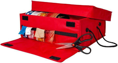 Santa's Bags Ribbons Storage Box, Ribbon Dispenser Slot by SantasBags